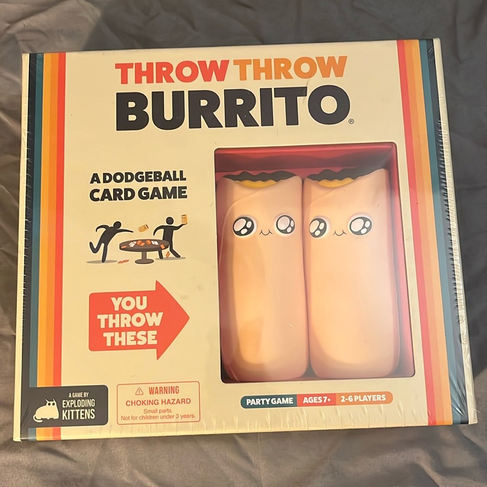 Throw throw burrito Party game